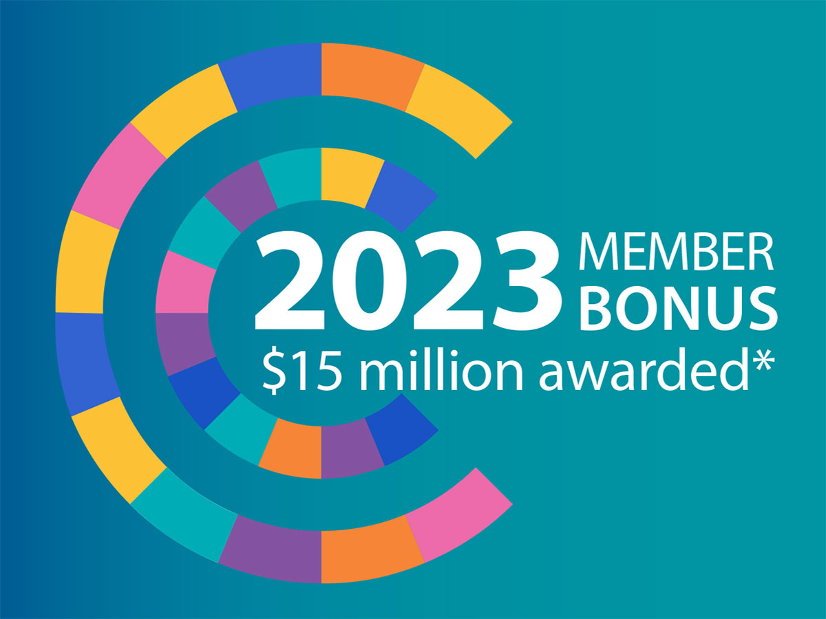 PFFCU Thanks Members with 2023 Member Bonus